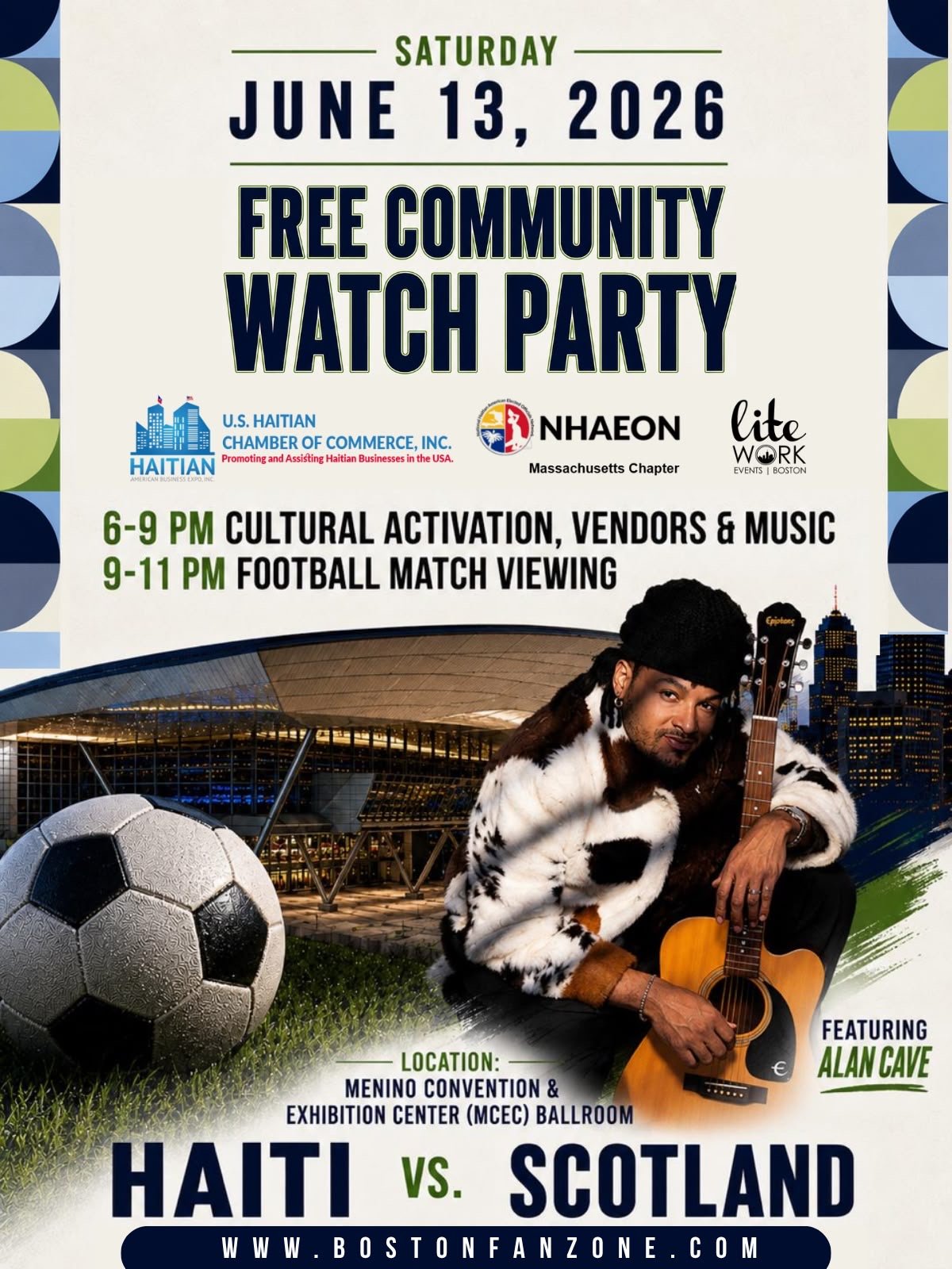 FREE Community Watch Party with live performance by ALAN CAVE