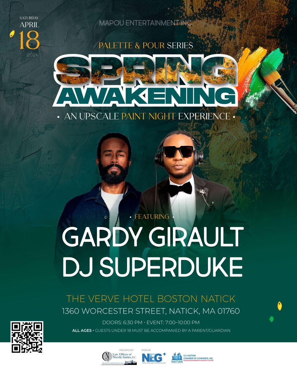 Palette & Pour: Spring Awakening 2026 — Upscale Paint & Party Experience