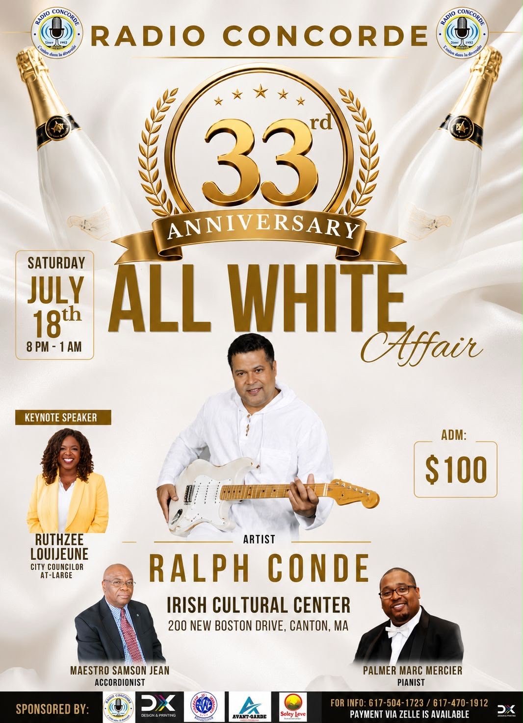 Radio Concorde 33rd Anniversary All White Affair