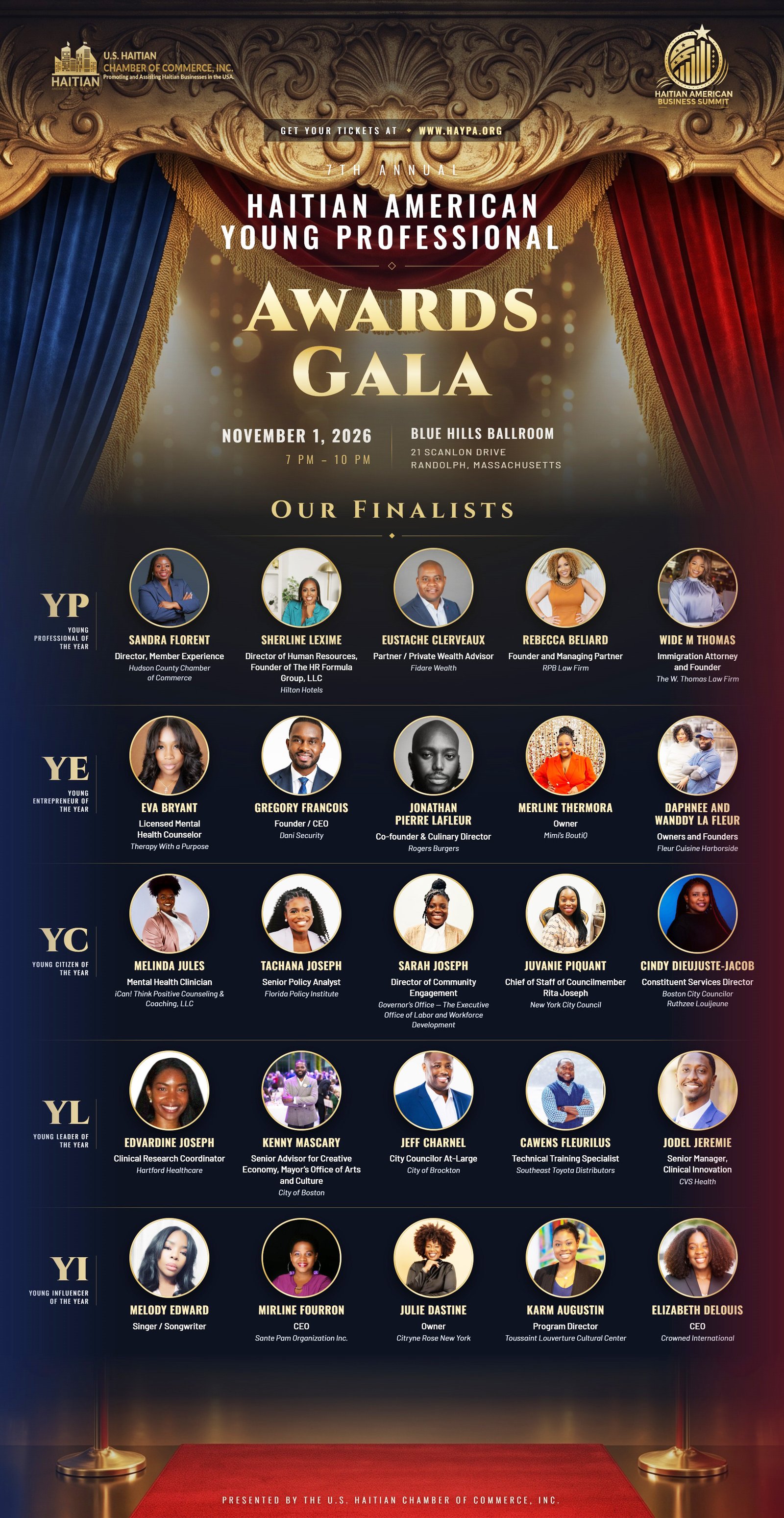 7th Annual Haitian American Young Professional Awards Gala