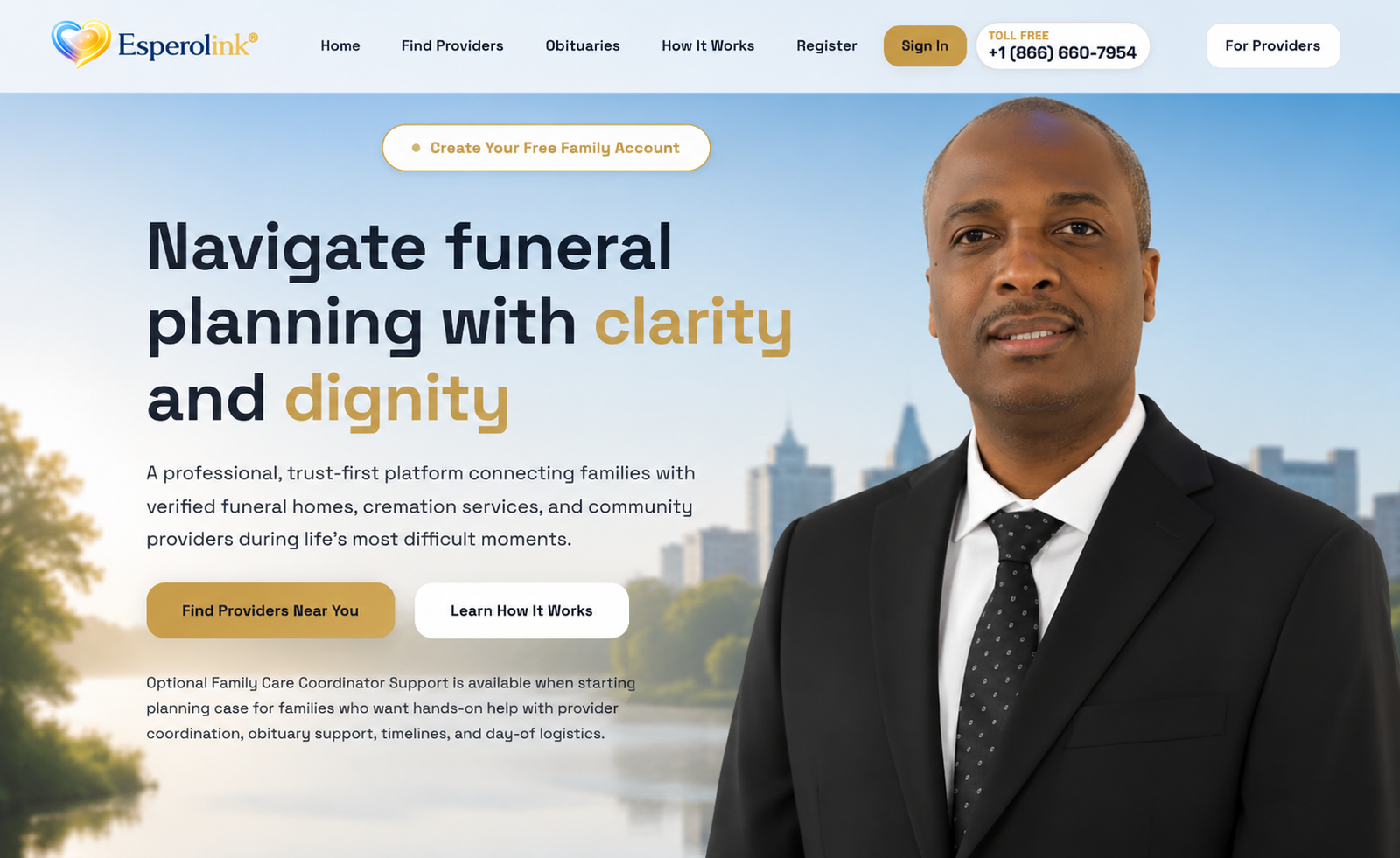 Dr. Hans Patrick Domercant Launches EsperoLink to Help Families Navigate End-of-Life Planning